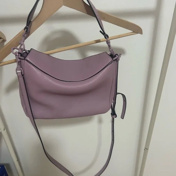 Liebeskind Dusty Pink Leather Shoulder Bag - Picture 1 of 7